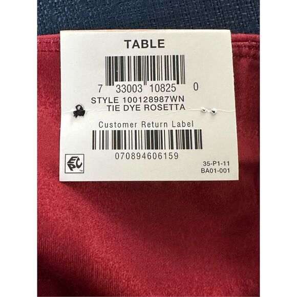 Ideology Plus Size Red Tie-Dyed High Rise Reversible Cropped Leggings Size 2X - Picture 9 of 11